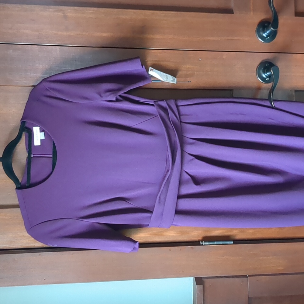 Purple Calvin Klein dress size 6 NWT